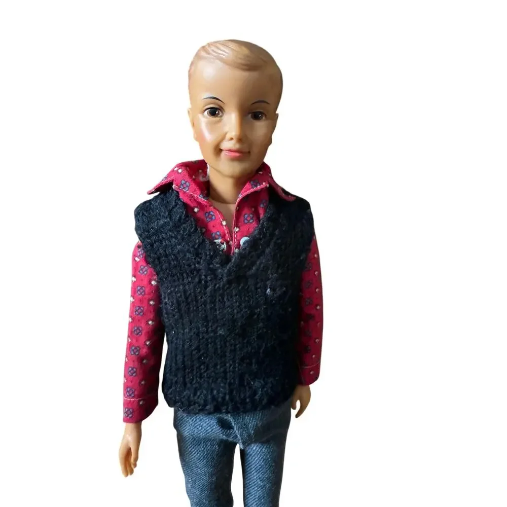 Vintage 1960s Ideal Tammy's Brother Ted Doll in great‎ condition!